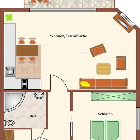 Haus Duenenglueck Whg. 22, Seesicht *