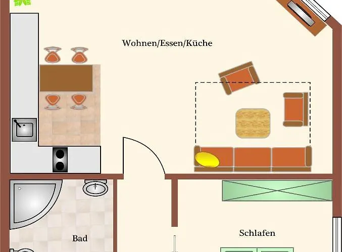 Haus Duenenglueck Whg. 22, Seesicht *